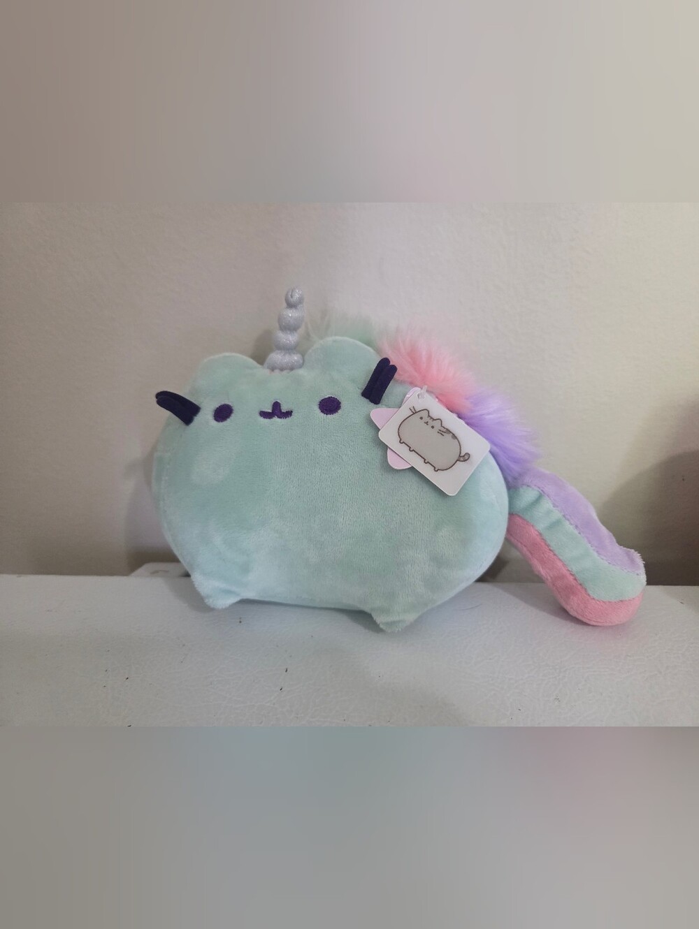 Gund Pusheenicorn Sound Toy Plush, 7.5" Toy, Green